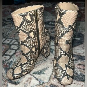 Vince Camuto Snakeskin Boots